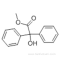 Benzeneacetic acid, a-hydroxy-a-phenyl-, methyl ester CAS 76-89-1